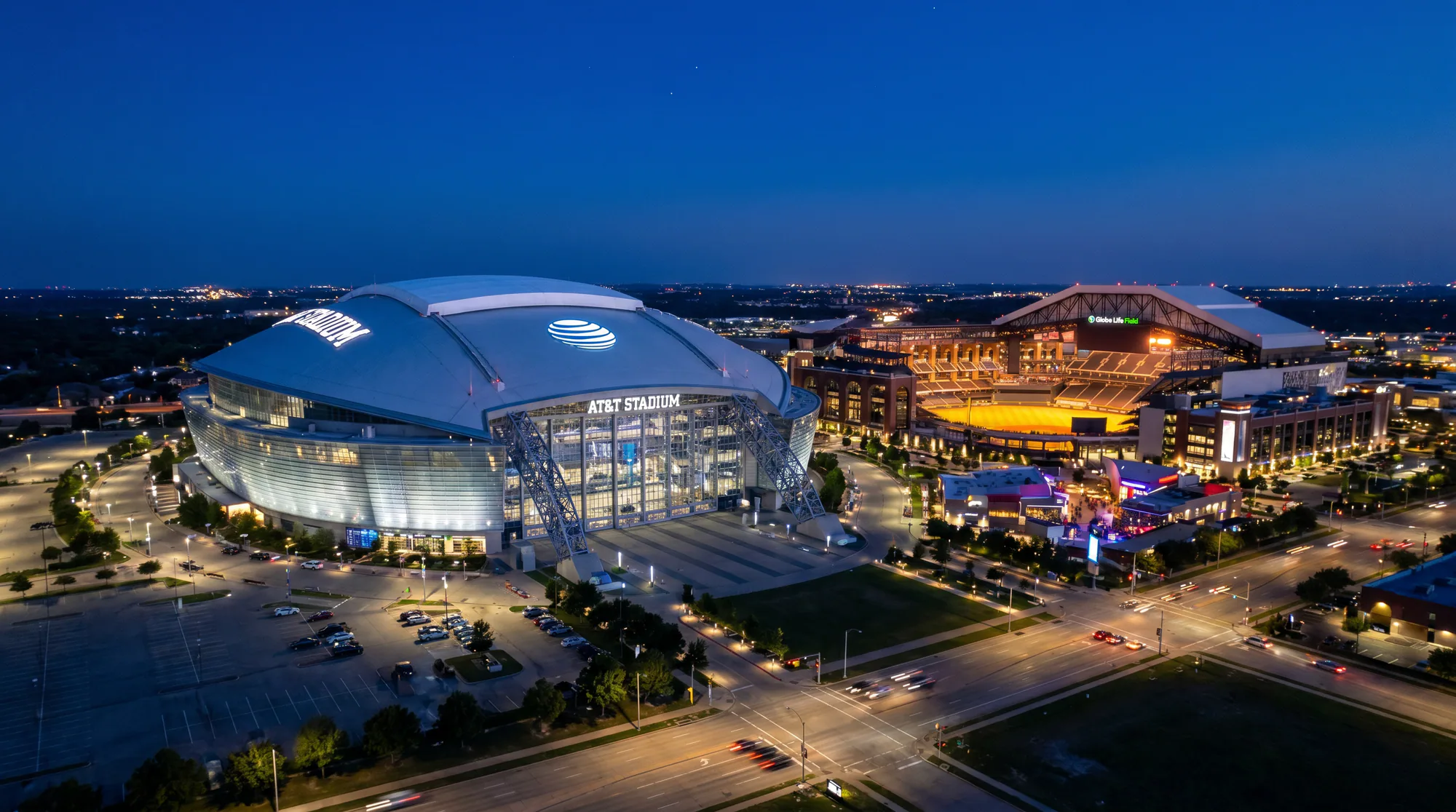 Arlington, TX skyline