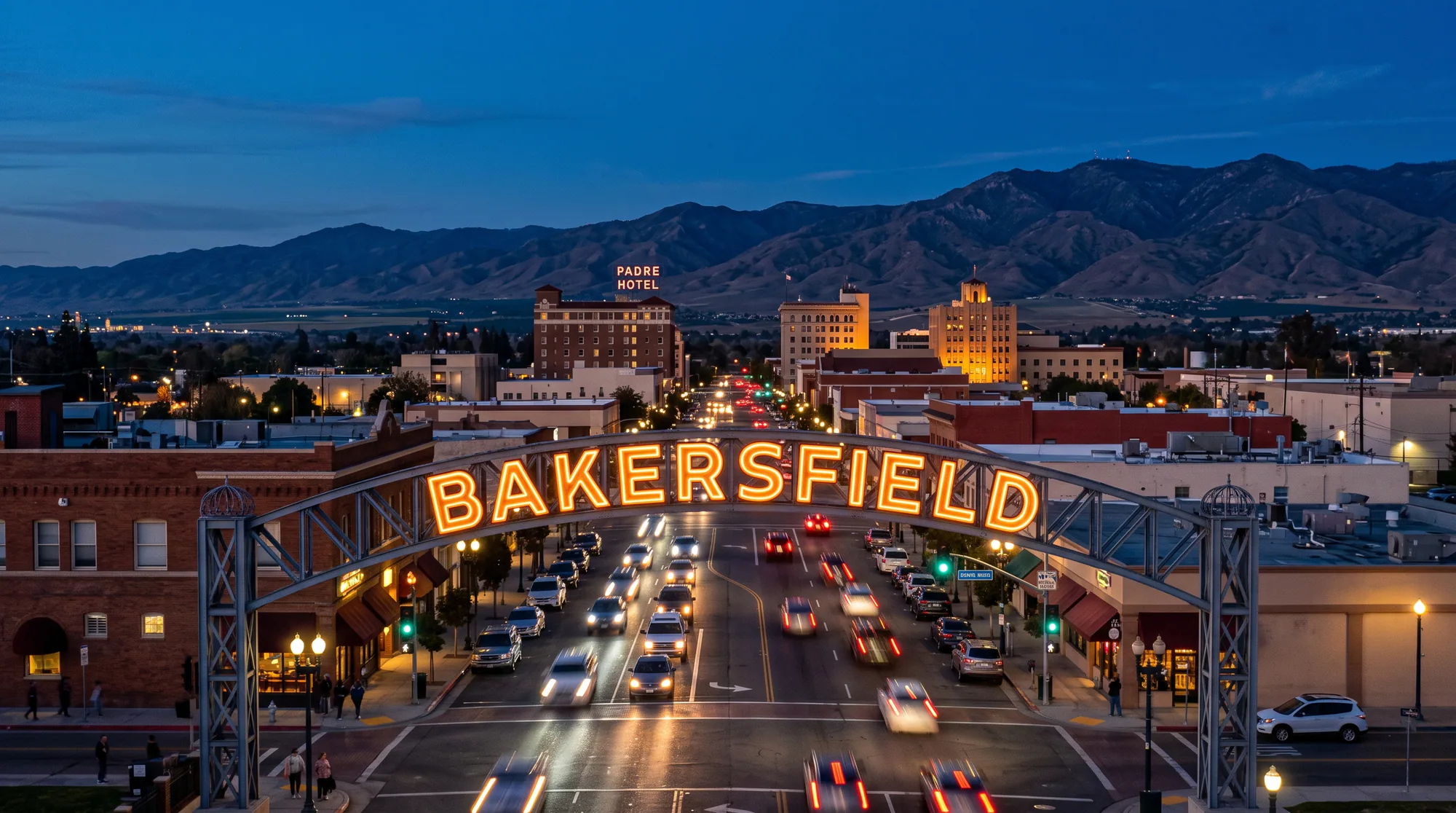Bakersfield, CA skyline