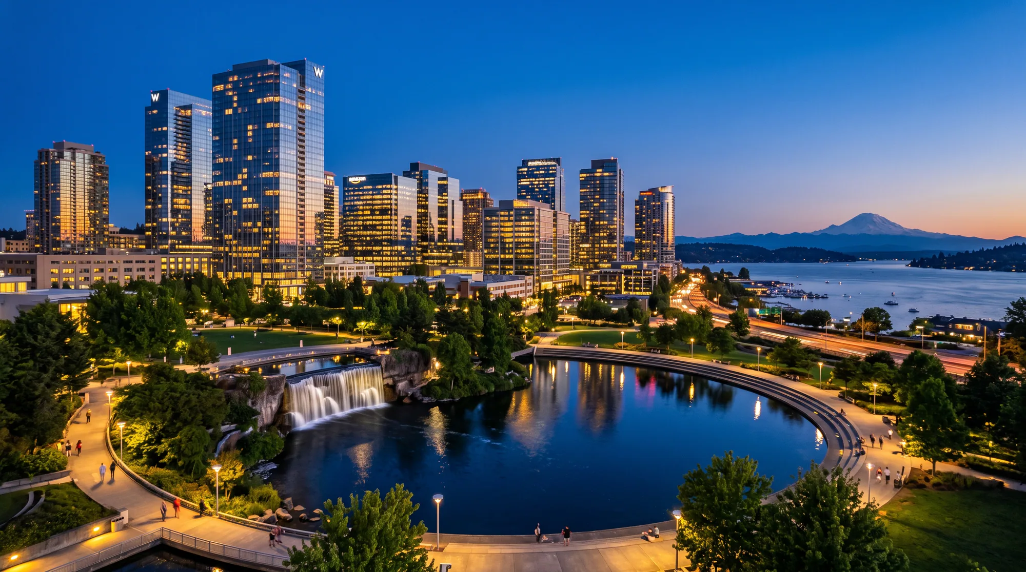 Bellevue, WA skyline