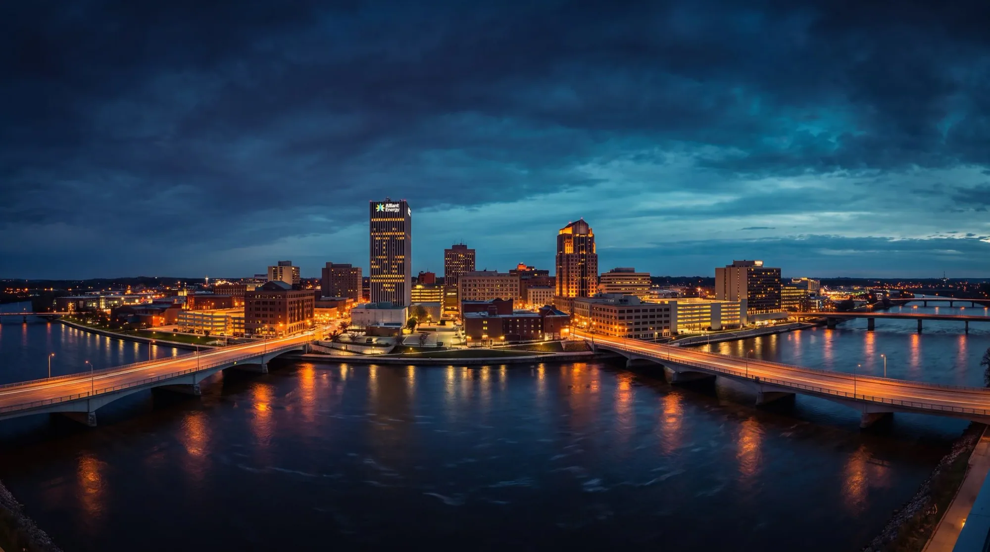 Cedar Rapids, IA skyline