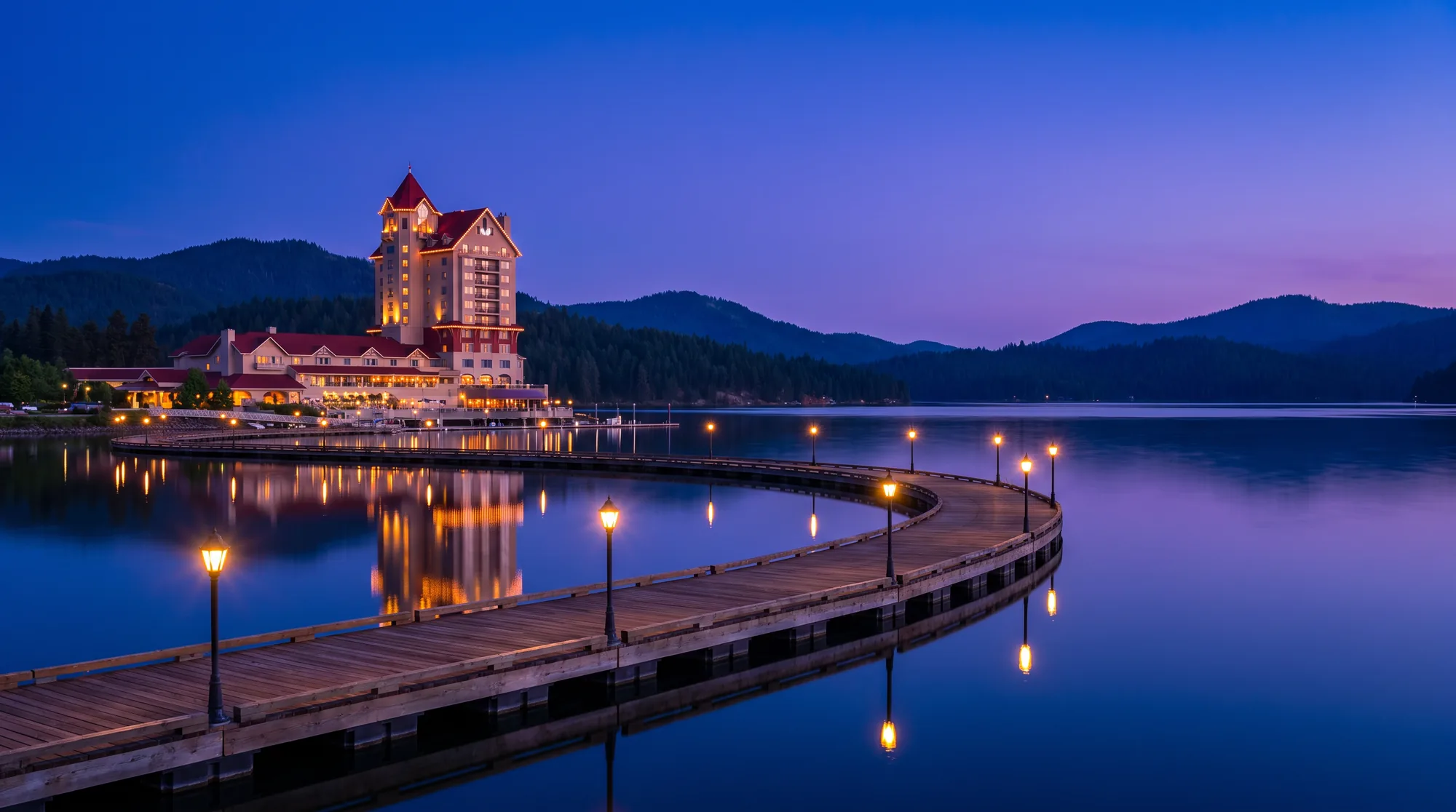Coeur d'Alene, ID skyline