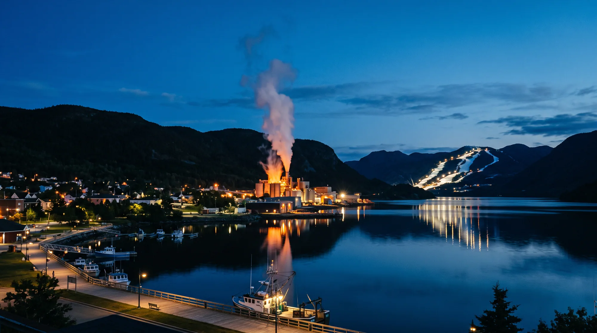Corner Brook, NL skyline