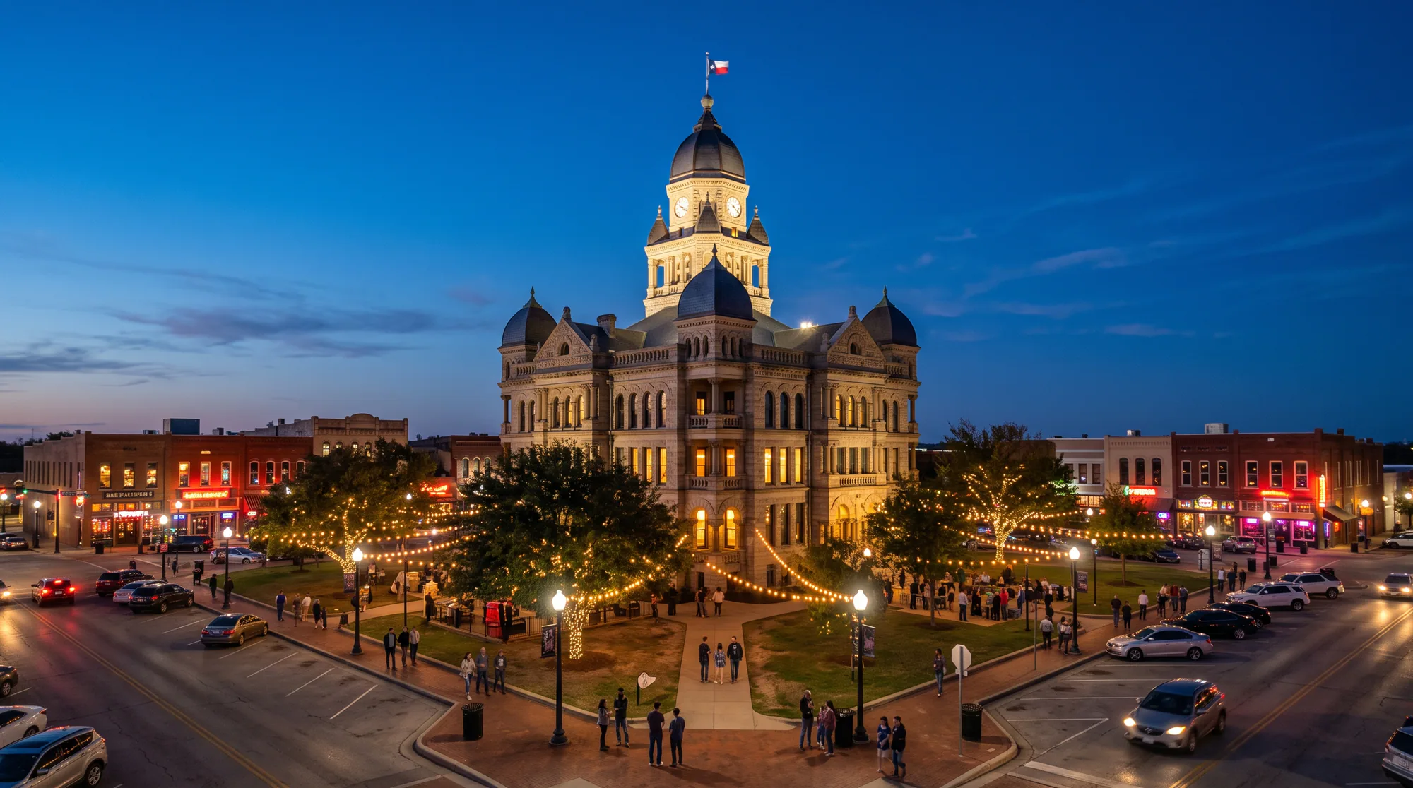 Denton, TX skyline
