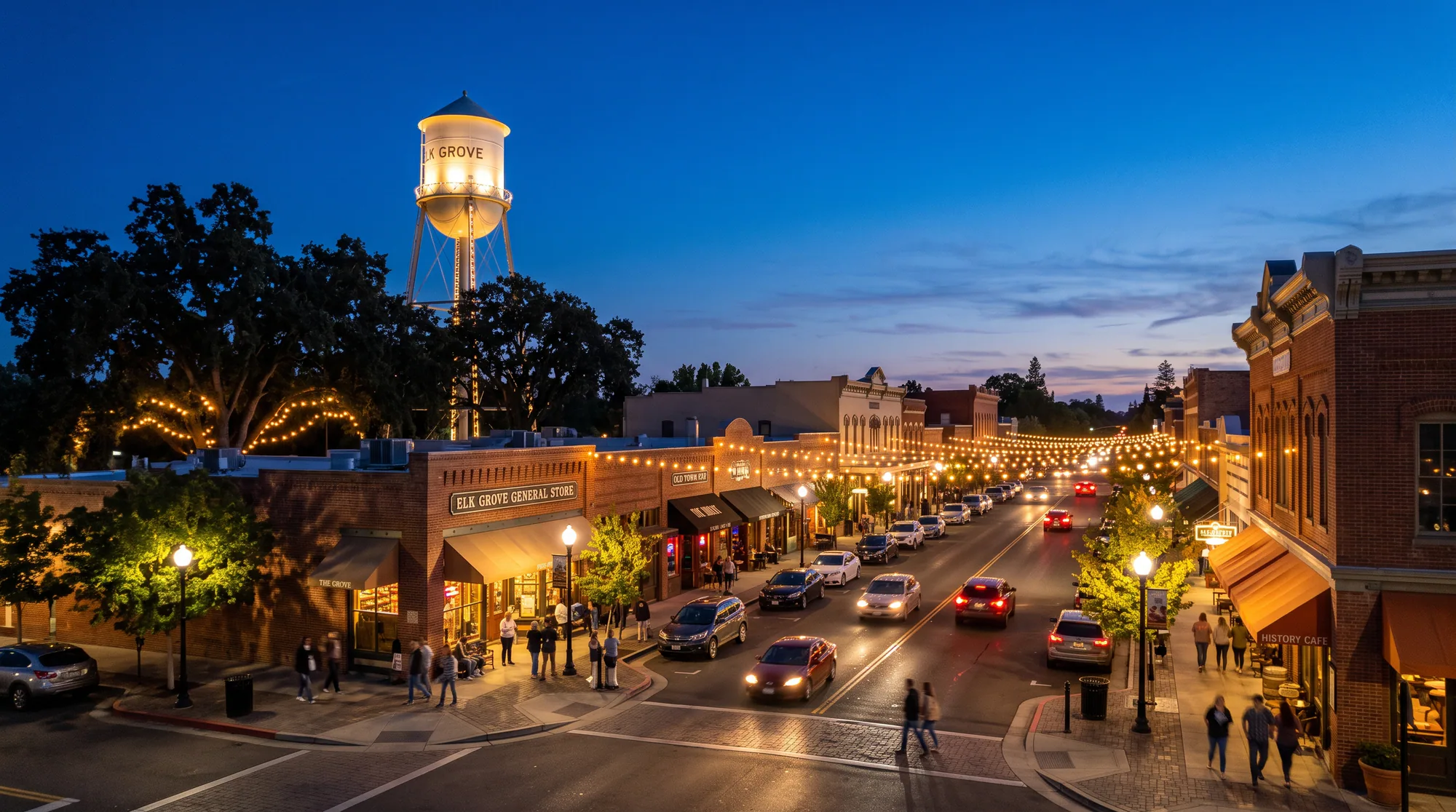 Elk Grove, CA skyline