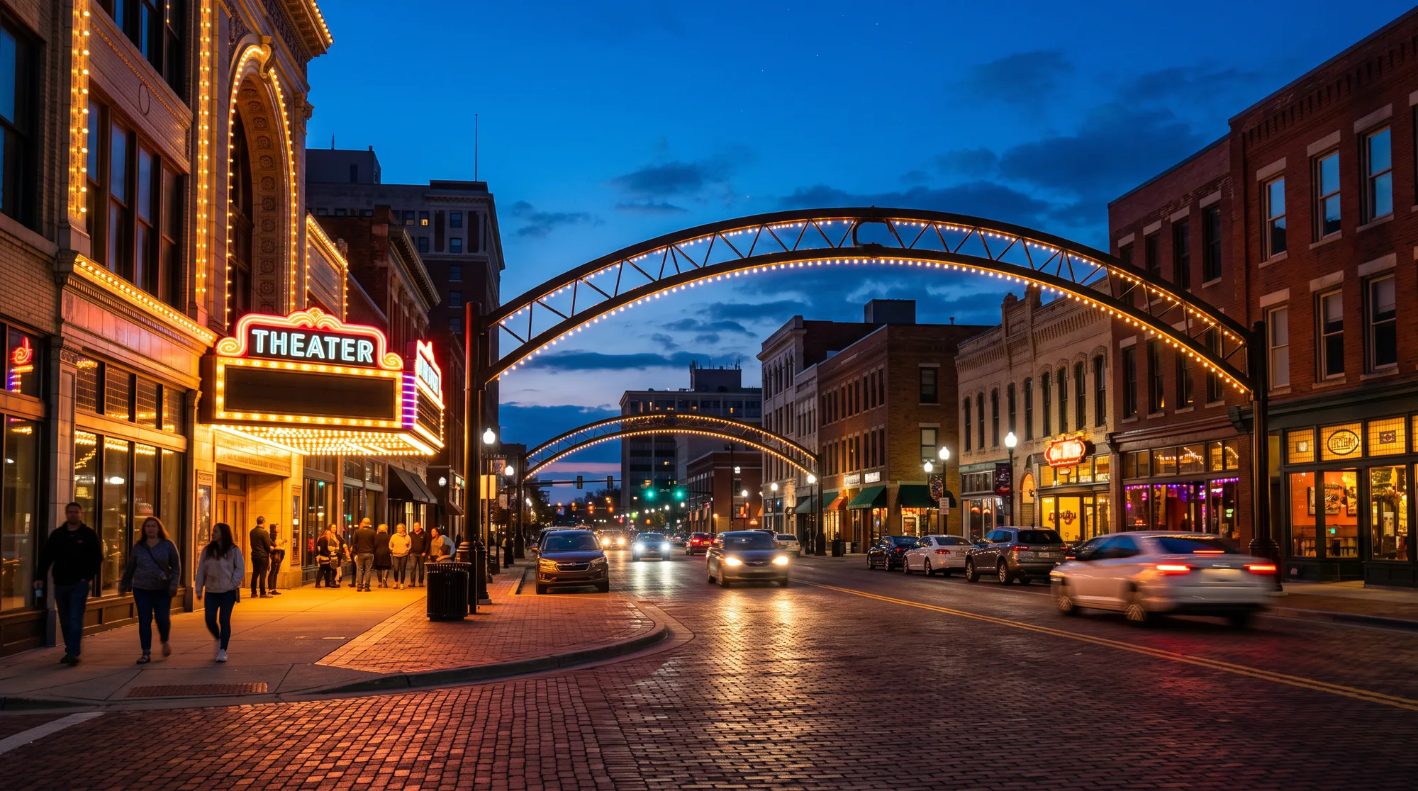 Flint, MI skyline