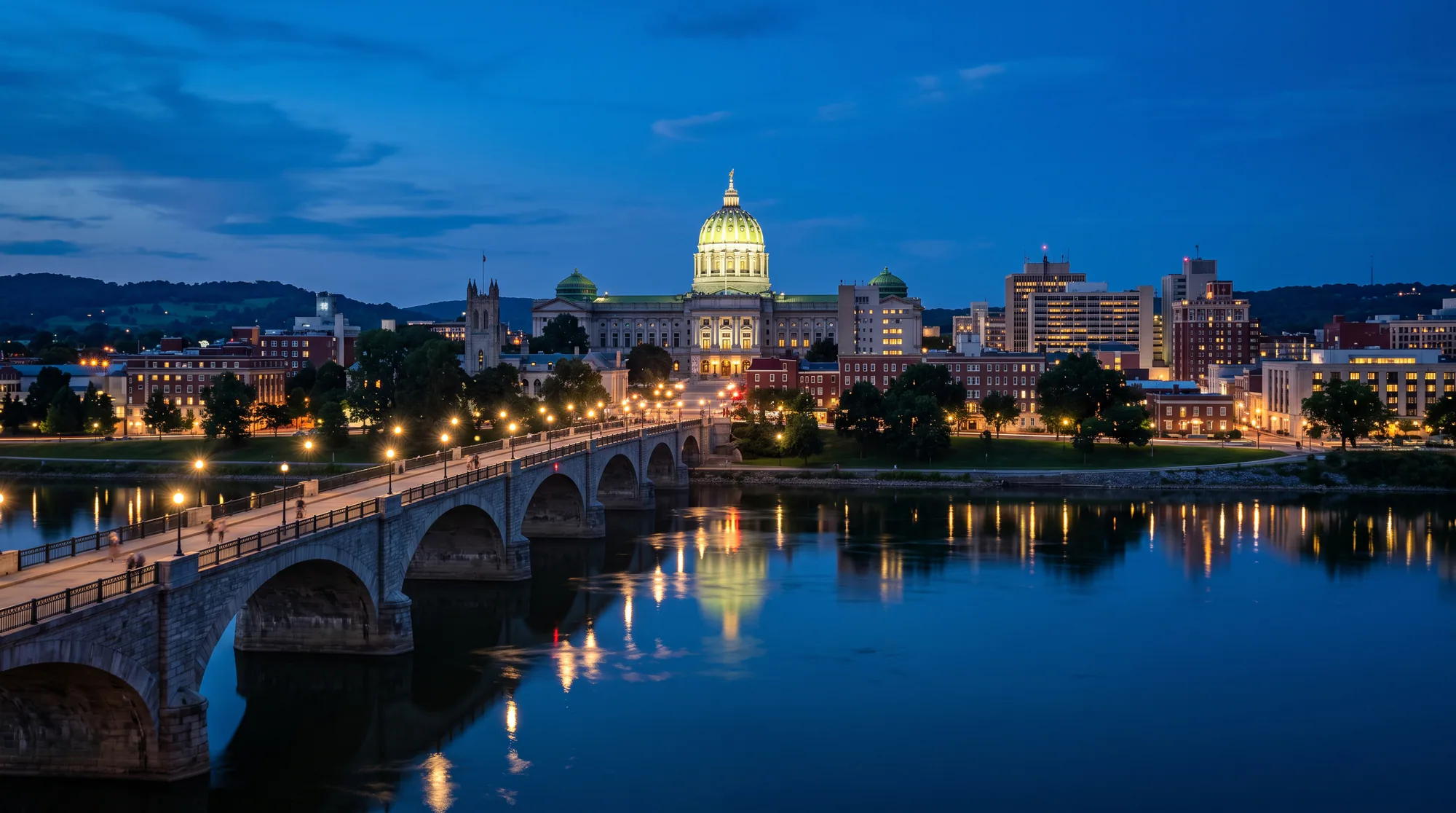Harrisburg, PA skyline