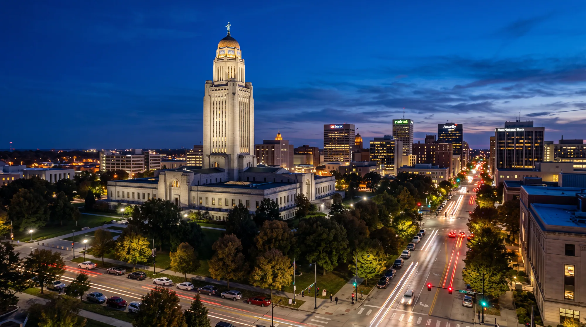 Lincoln, NE skyline