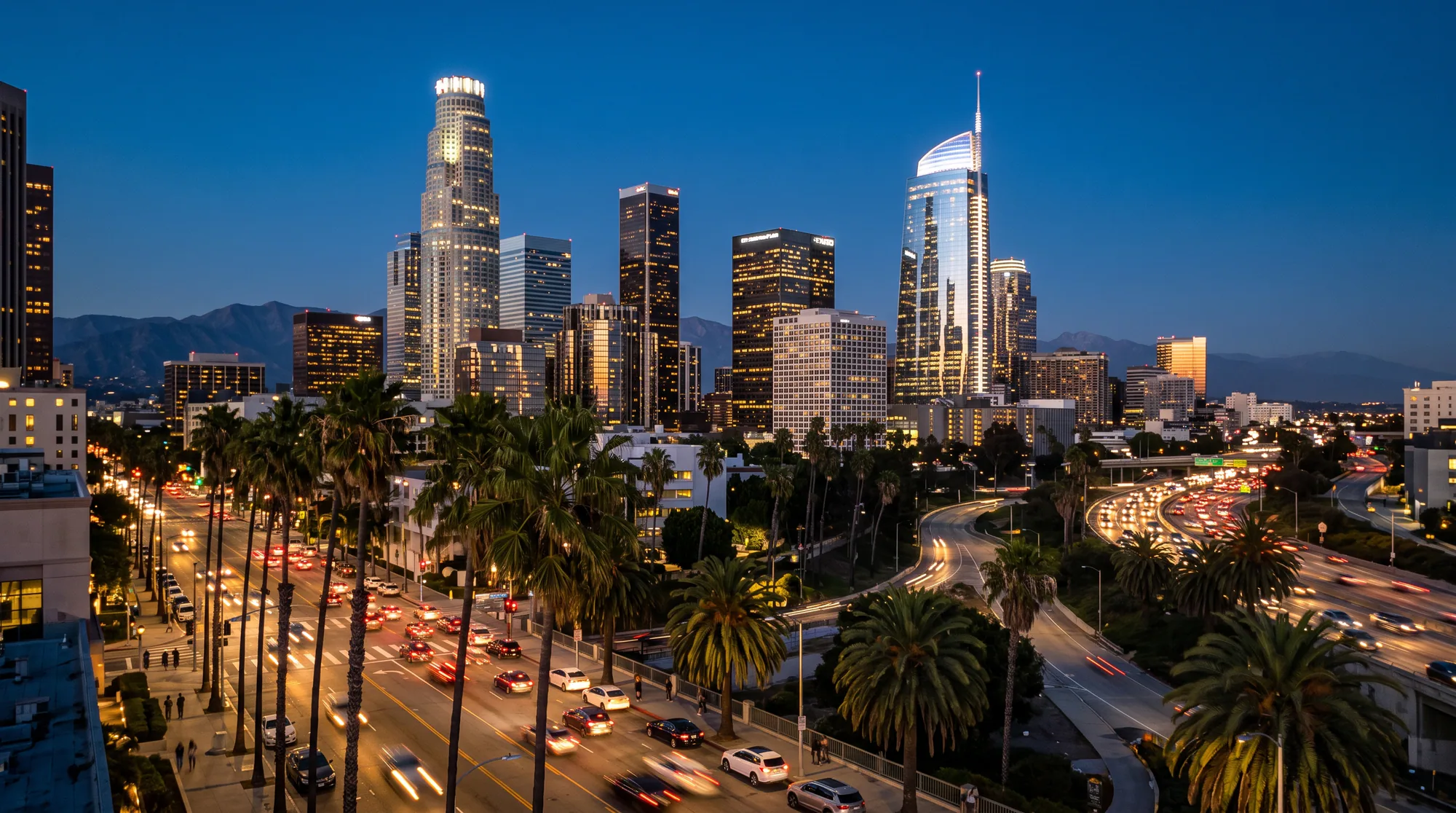 Los Angeles, CA skyline
