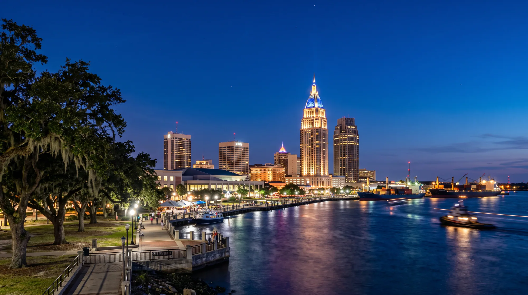 Mobile, AL skyline