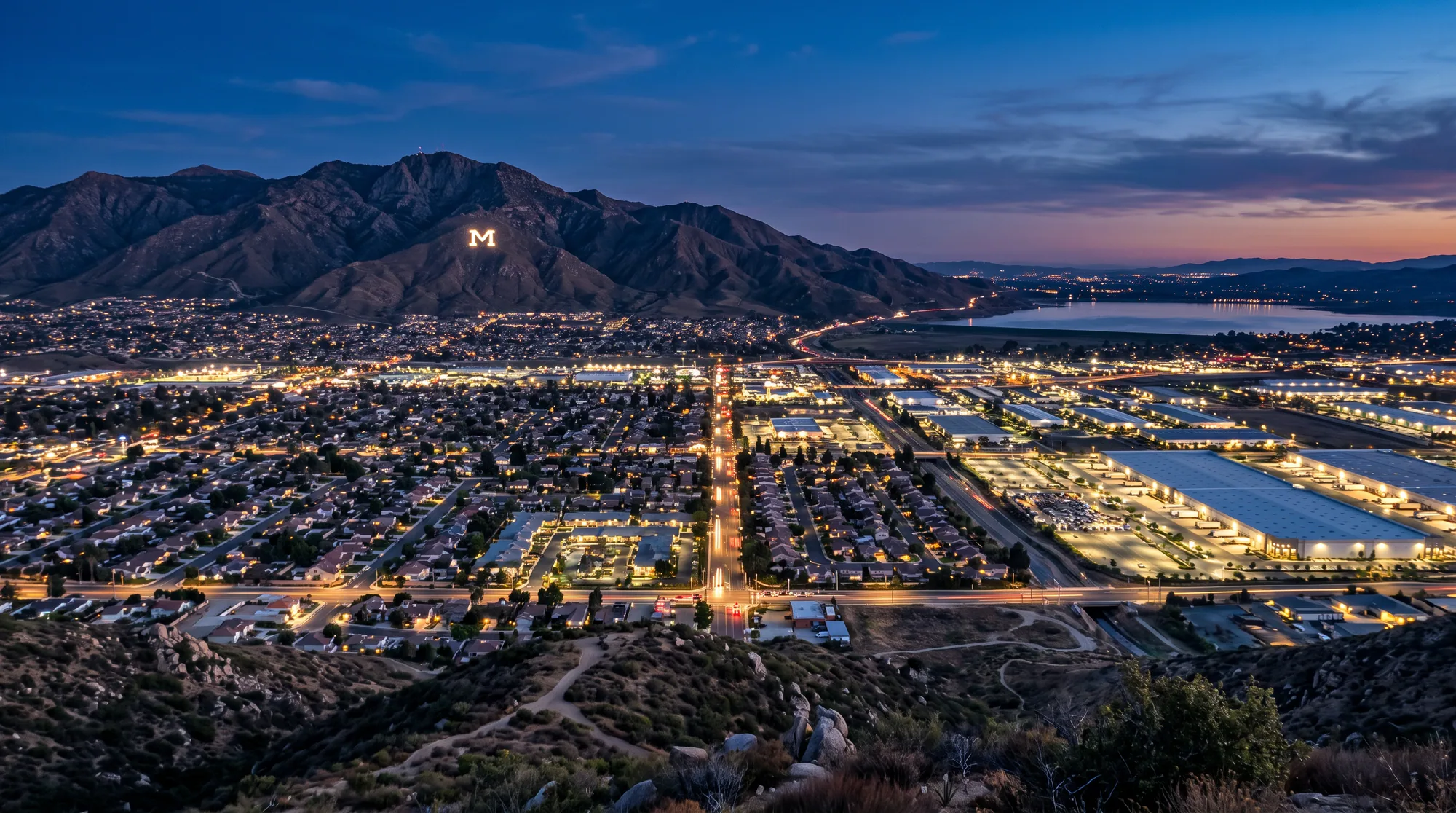 Moreno Valley, CA skyline