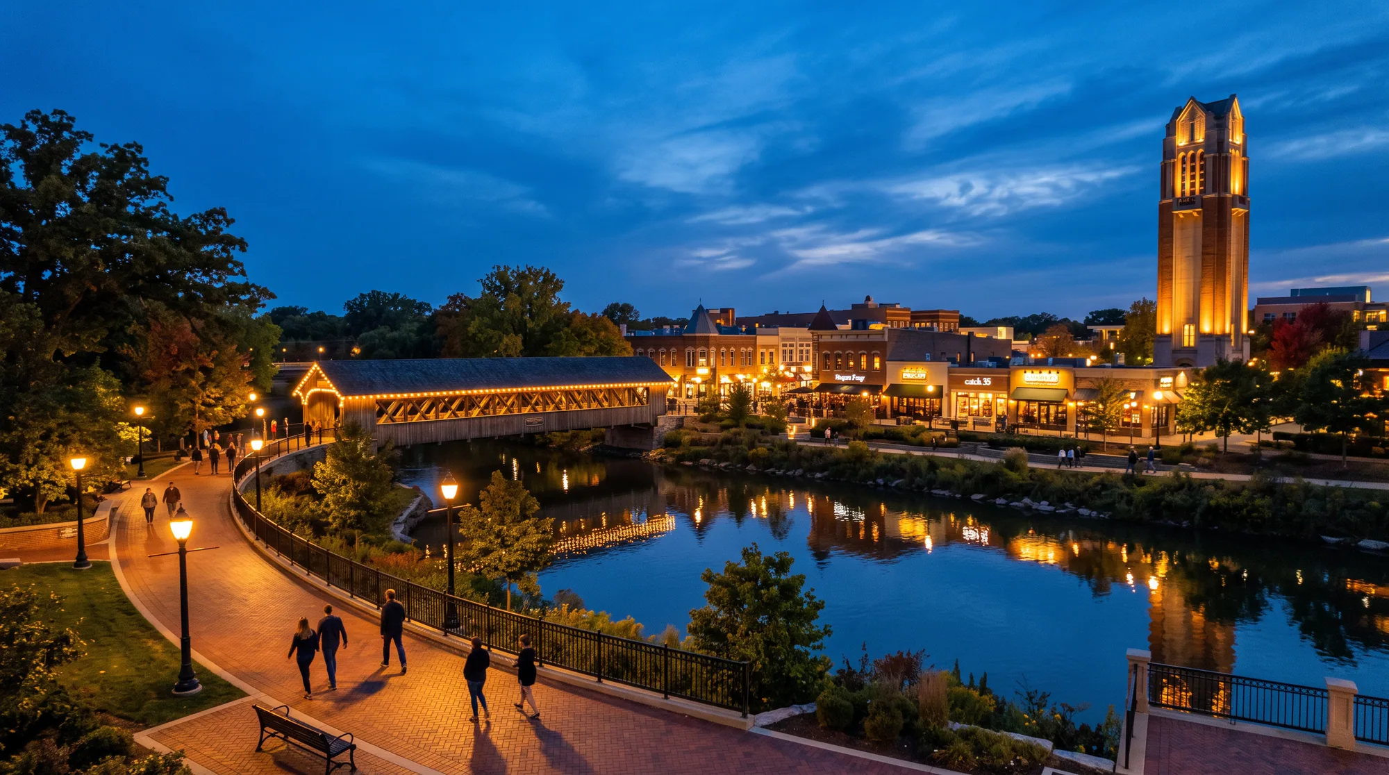 Naperville, IL skyline