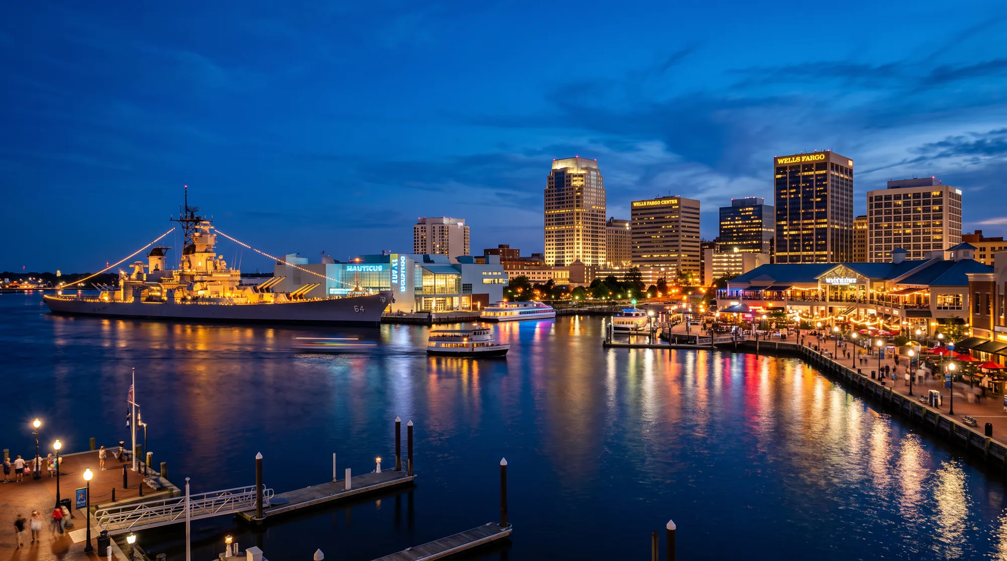 Norfolk, VA skyline