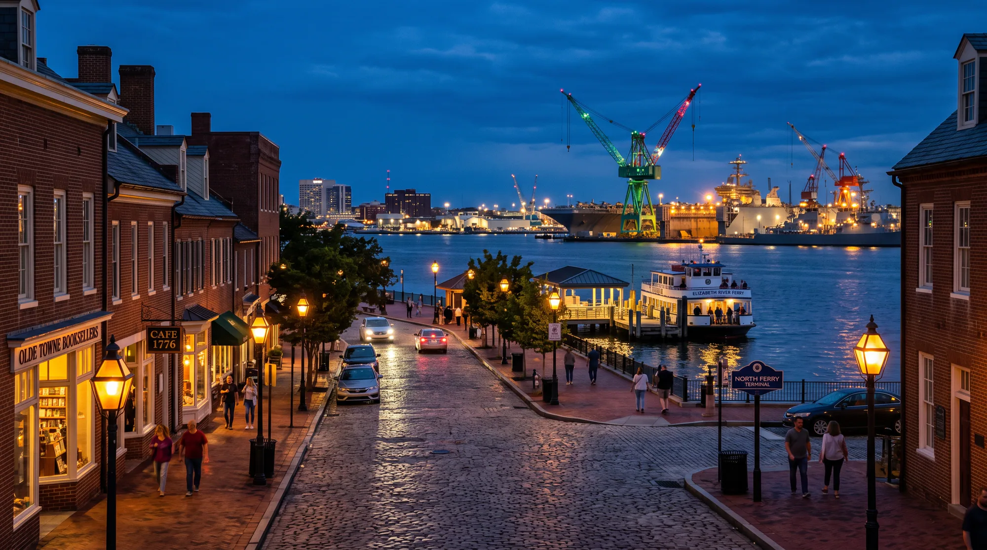 Portsmouth, VA skyline