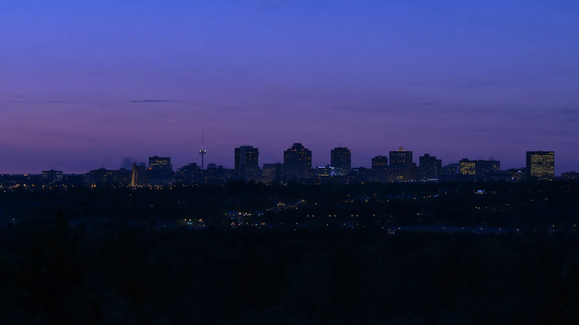 Red Deer, AB skyline