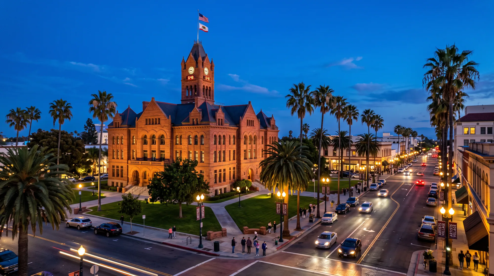 Santa Ana, CA skyline