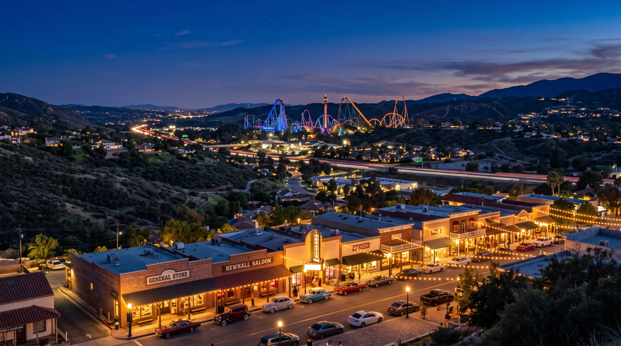 Santa Clarita, CA skyline