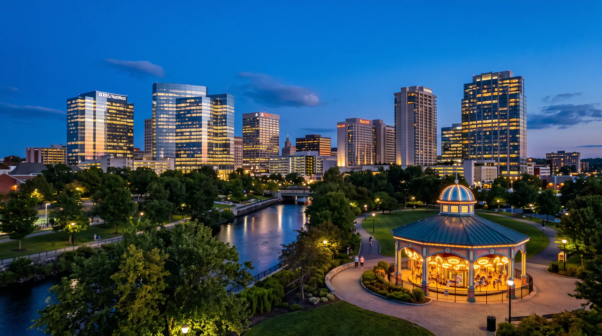 Stamford, CT skyline
