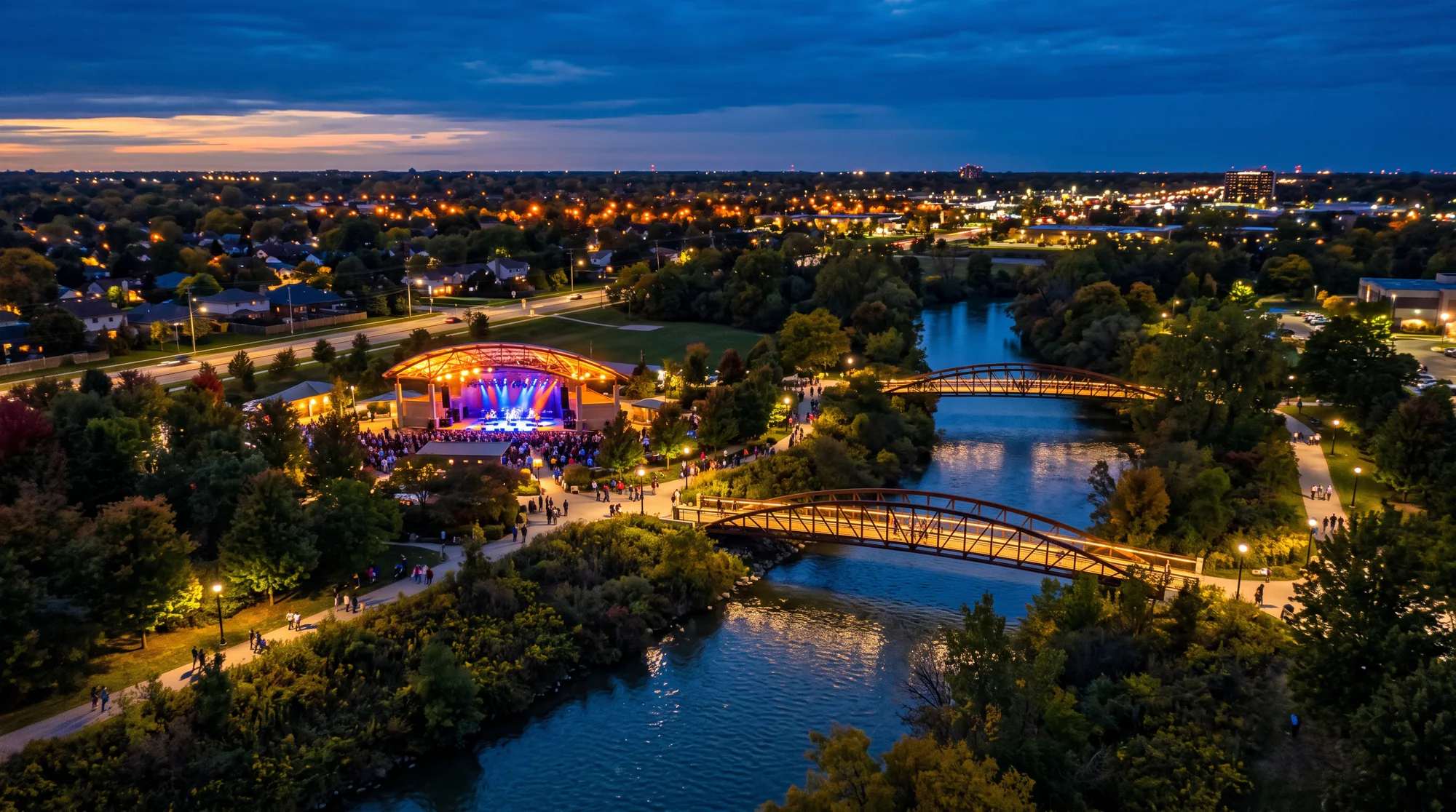 Sterling Heights, MI skyline