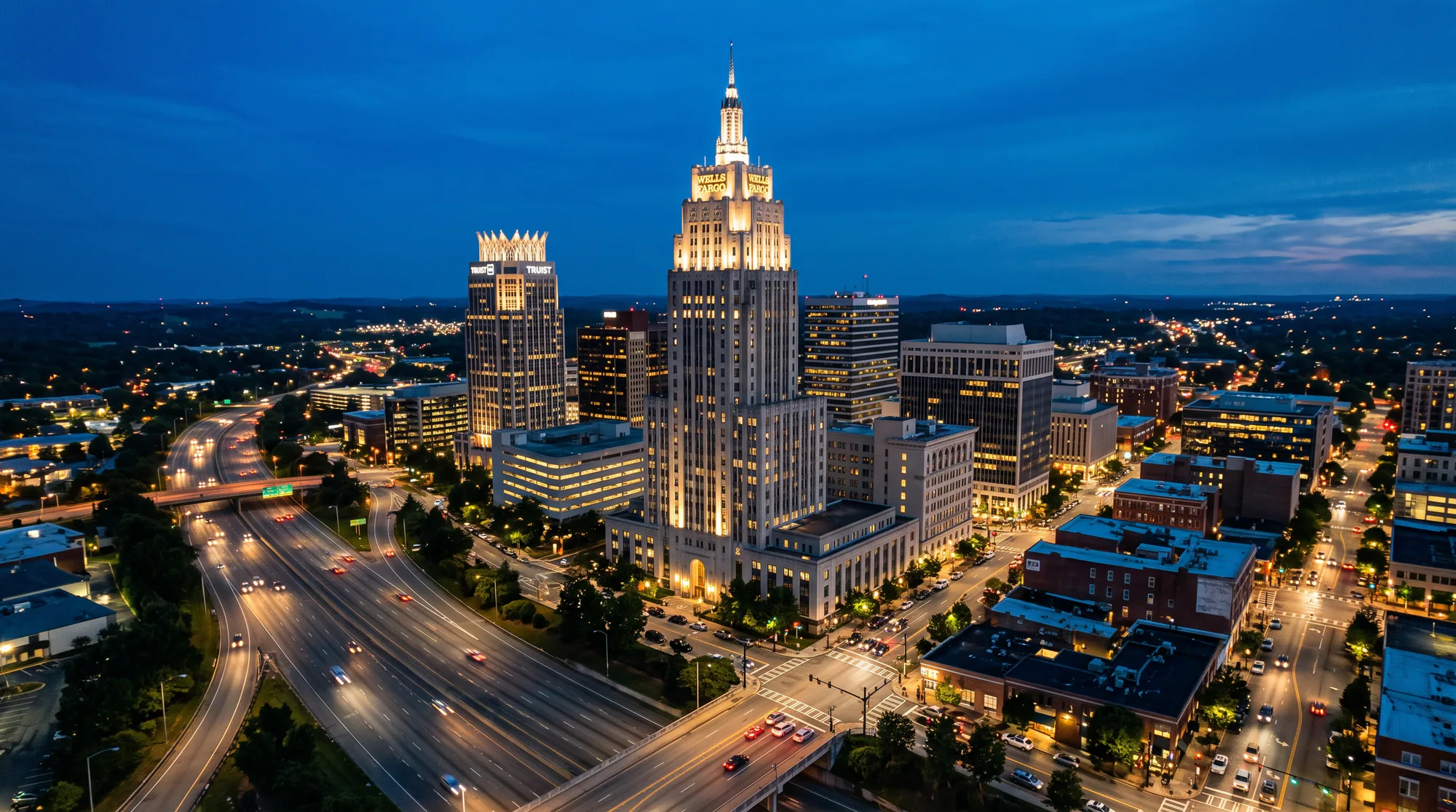 Winston-Salem, NC skyline