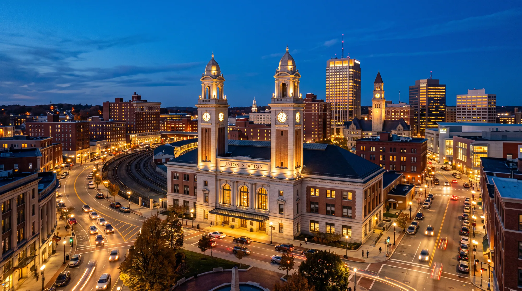 Worcester, MA skyline