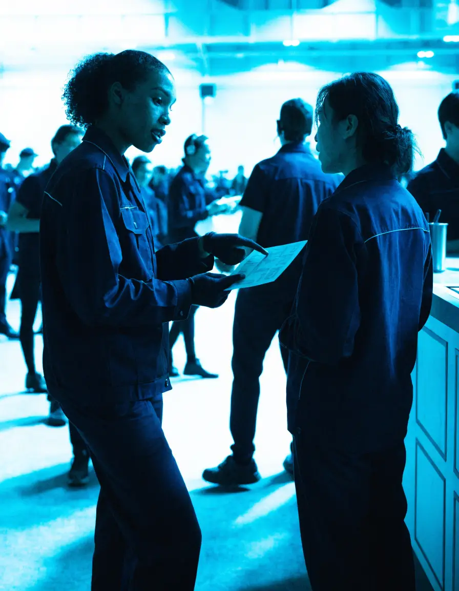 Guest Services Staff working at a live event